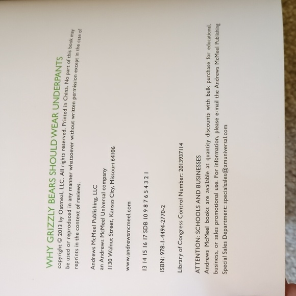 Why Grizzly Bears Should Wear Underpants Book by Matthew Inman from The Oatmeal - Picture 6 of 8